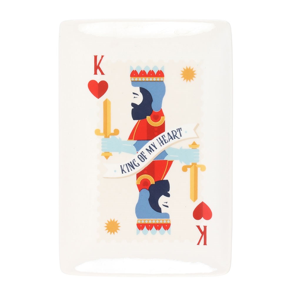 Something Different - King of My Heart Catch All Dish Schmuckschale - Mehrfarben
